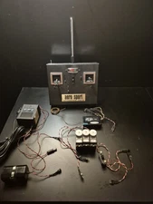 VINTAGE AERO SPORT RADIO GUIDANCE SYSTEM TX RX SERVOS CHARGER 72 MHZ AIR CRAFT