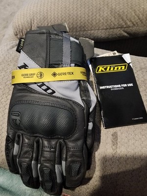 Klim Adventure GTX Short Gloves Adult Size Medium New