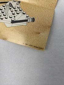 Vintage Lego 6870 Space Probe Launcher INSTRUCTIONS Manual book Only Legoland