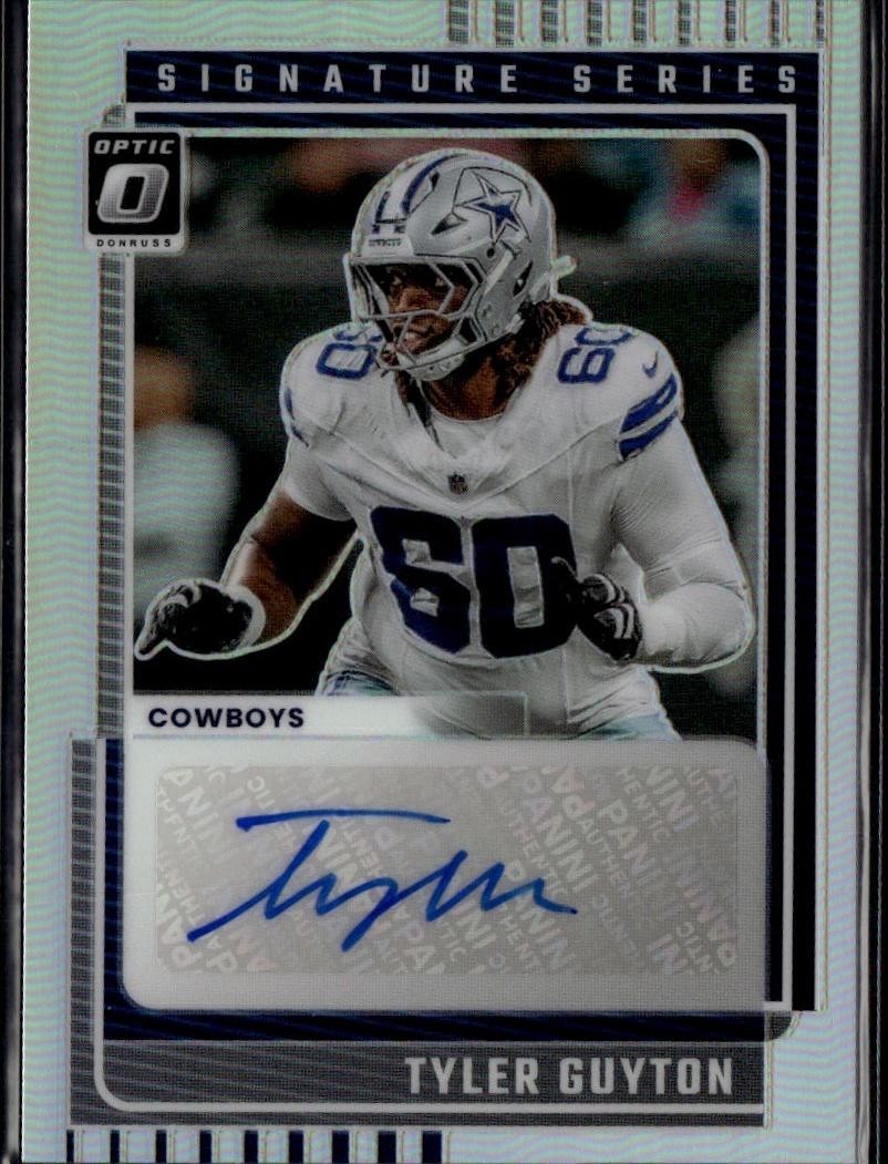 2025 Donruss Optic #SSH-TG Tyler Guyton Signature Series Holo R2