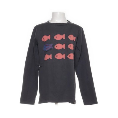 Mini Boden, Langarmshirt, Größe: 80, Grau/Mehrfarbig, Baumwolle, Print #uuK