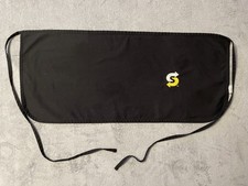 Subway Waist Apron Black Restaurant Uniforms No Pockets Long Ties Unisex