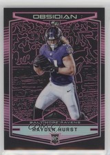 2018 Panini Obsidian Electric Etch Purple 64/75 Hayden Hurst #129 1q7