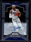 2019-20 Panini Prizm Tobias Harris Signatures Auto Autograph #45 76ers