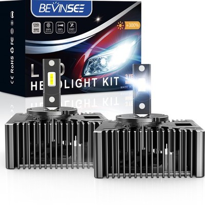 D5S LED Headlight Bulbs Cold White for Jeep fits Renegade 2017-2020 HID Replace