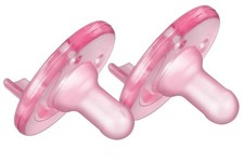 Philips Avent Super Soothie Pacifier, Pink, 3 months, 2 Pack, SCF192/07
