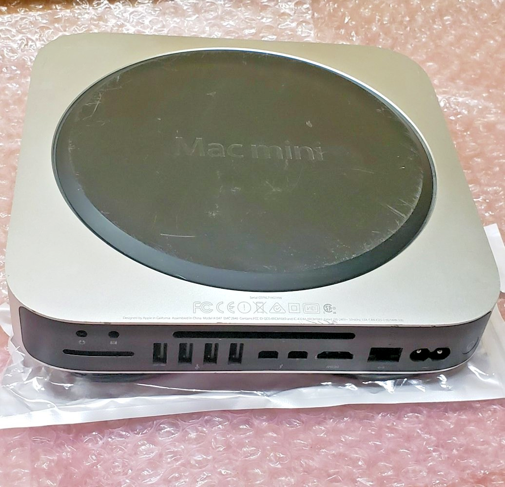 Apple Mac mini A1347 late 2014, i5 4278U 2.6 GHz 8GB RAM, 1TB HD
