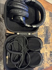Rockville PRO-M50 Studio Headphones w/ Detachable Coil Cable, Case
