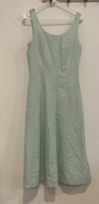 Women's Corset Midi A-Line Dress - A New Day Light Green Size 4