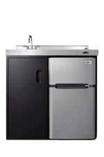 Summit CK36EL 37"W All-In-One Kitchenette - Grey