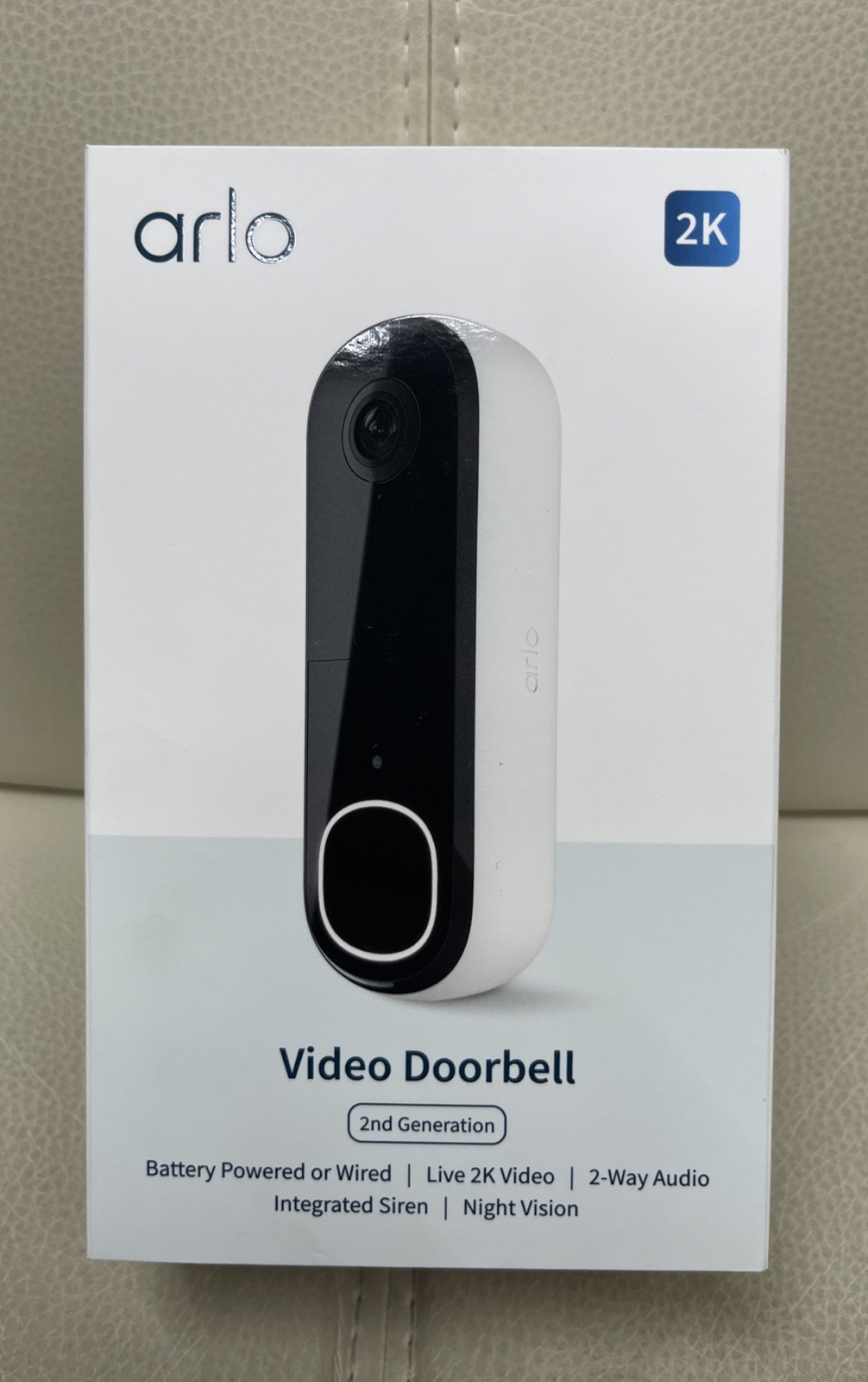2K Wireless Video Doorbell 2nd Gen with Night Vision Camera-image