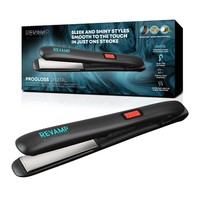 REVAMP Progloss Digital Ceramic Hair Straightener Professional Black