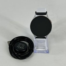 Samsung Galaxy Watch7 44mm Silver Aluminum w/White Fabric Loop GPS - Excellent