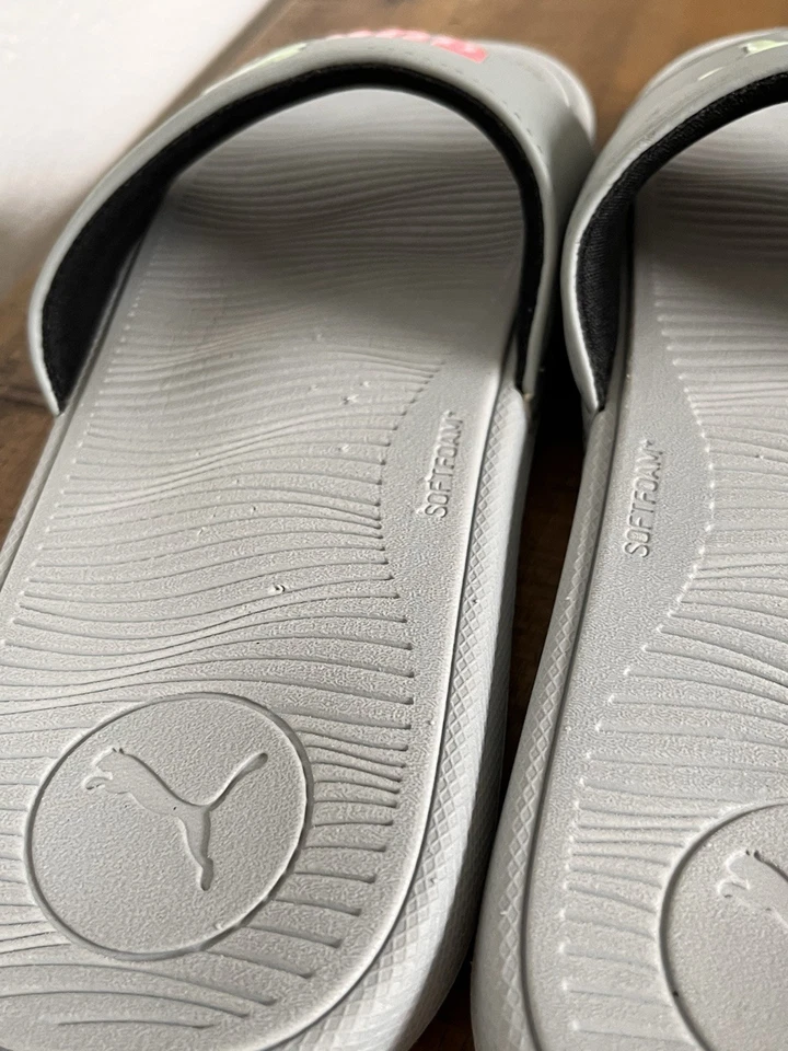 Puma Woman’s Cool Cat Sports Sandals Slid Gray Casual Sandal - Image 2 of 4