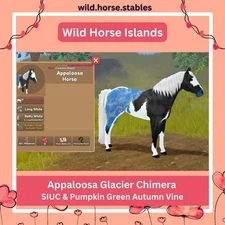 Wild Horse Islands - Quarter Horse Glacier Chimera & Pumpkin Green Autumn Vine