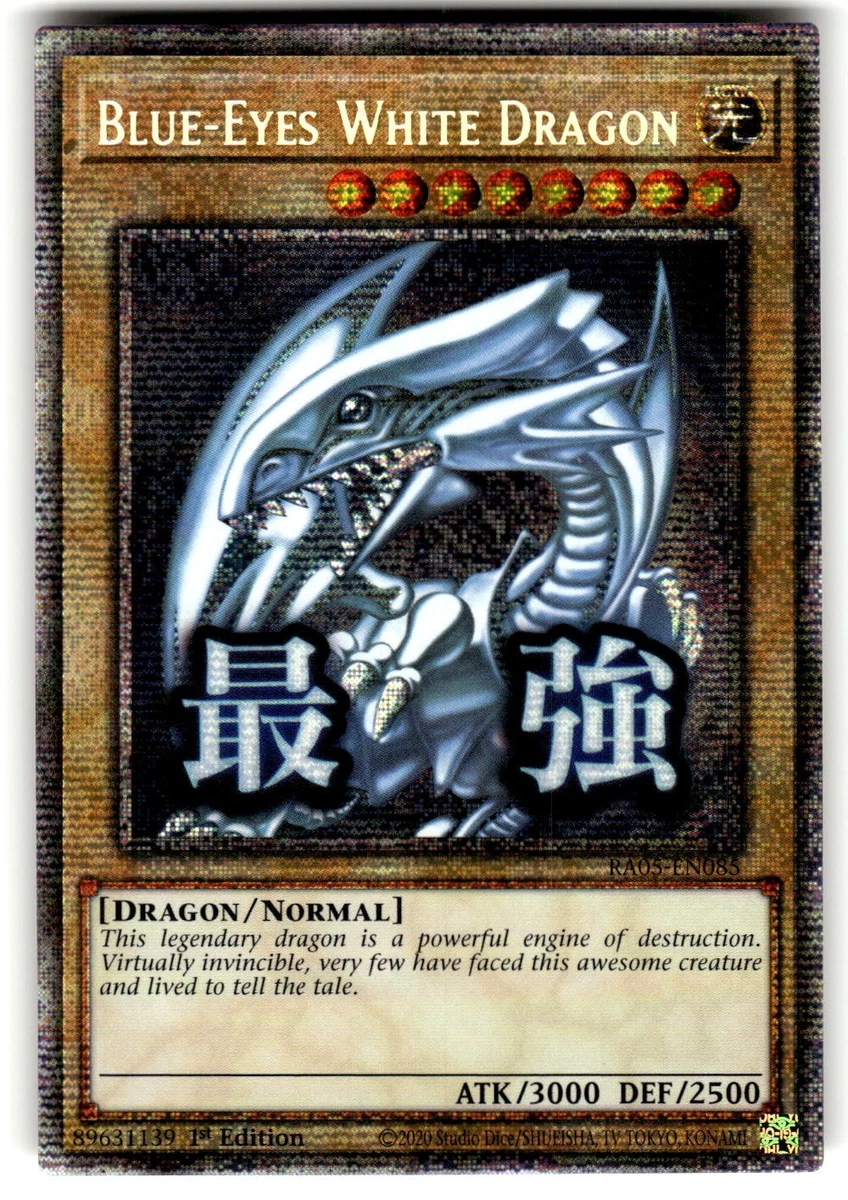 Blue-Eyes White Dragon RA05-EN085 Rarity Collection 5 for sale | eBay