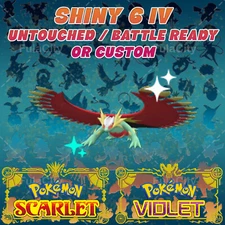 ROARING MOON ✨ POKEMON SCARLET VIOLET ✨SHINY/NORMAL • UNTOUCHED/BATTLE READY 6IV