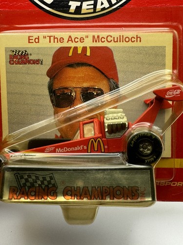 NEW Racing Champions CAR 1992 McDonalds ED THE ACE MCCULLOCH LARRY MINOR NOS - Picture 2 of 5