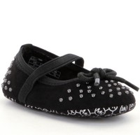 Michael Kors Girls Baby Lynn Mary Jane Baby Crib Shoe Black Size 1, 2, 3 Michael Kors Girls Baby Lynn Mary Jane Baby Crib Shoe Black Size 1, 2, 3