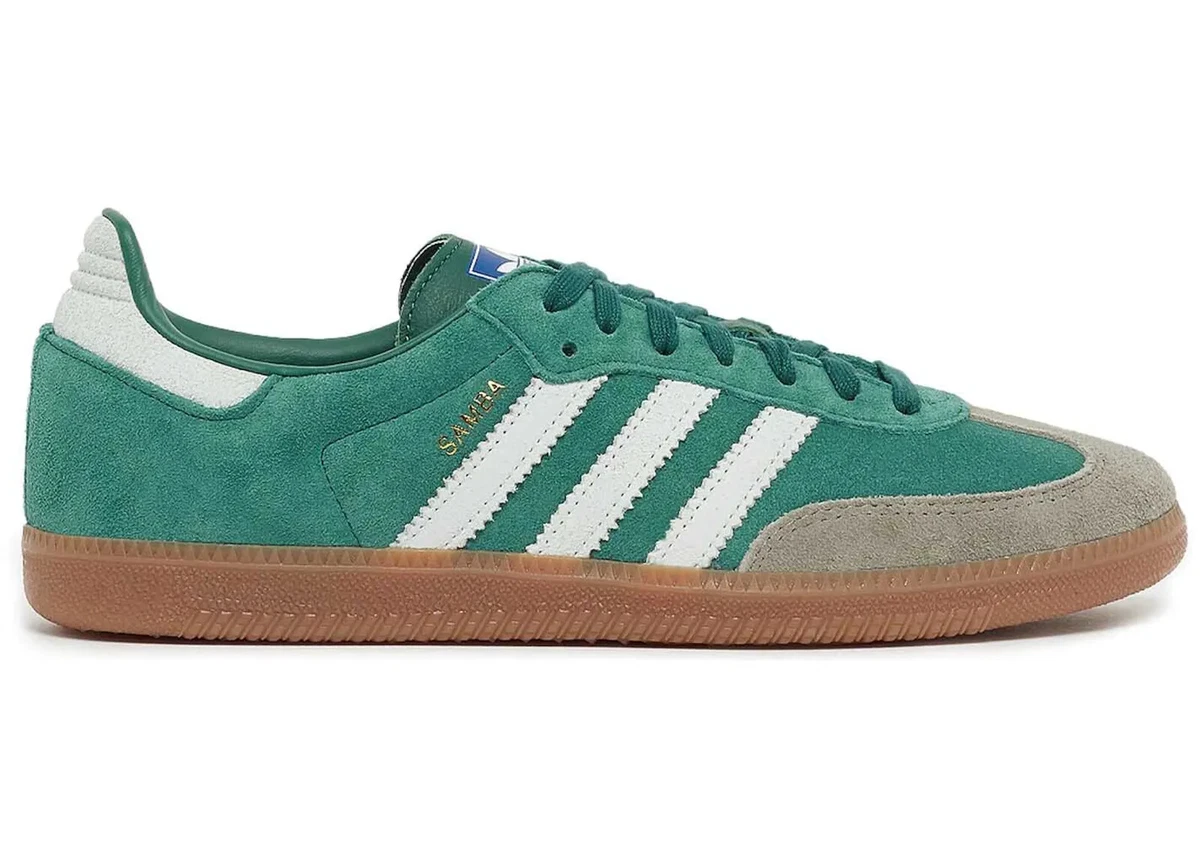 adidas Samba OG Collegiate Green Gum (Size 5-7M / 6-8W) - FREE