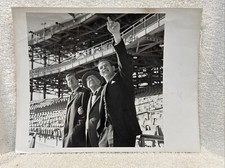 RARE 1960 Metropolitan Stadium Press Photo, Minnesota Twins, BRANCH RICKEY!!