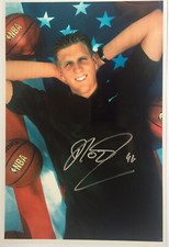21) Dirk Nowitzki signiert Gro&szlig;foto original Unterschrift Signatur Autogramm