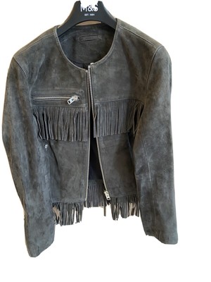 grey fringe jacket