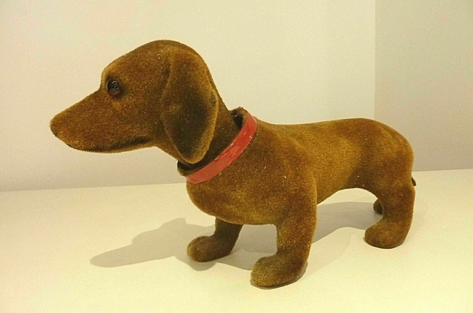 Chien Teckel De Plage Arriere De Voiture Vers 1960 Yeux En Verre Ref 215 Ebay