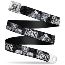 mens Seatbelt Joker Wjk063 Belt, Multicolor, 1.5 Wide 24-38 Long US