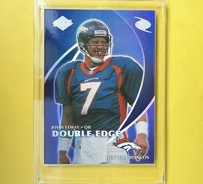 JOHN ELWAY / BRIAN GRIESE  1998  DOUBLE EDGE  #8A  Denver Broncos