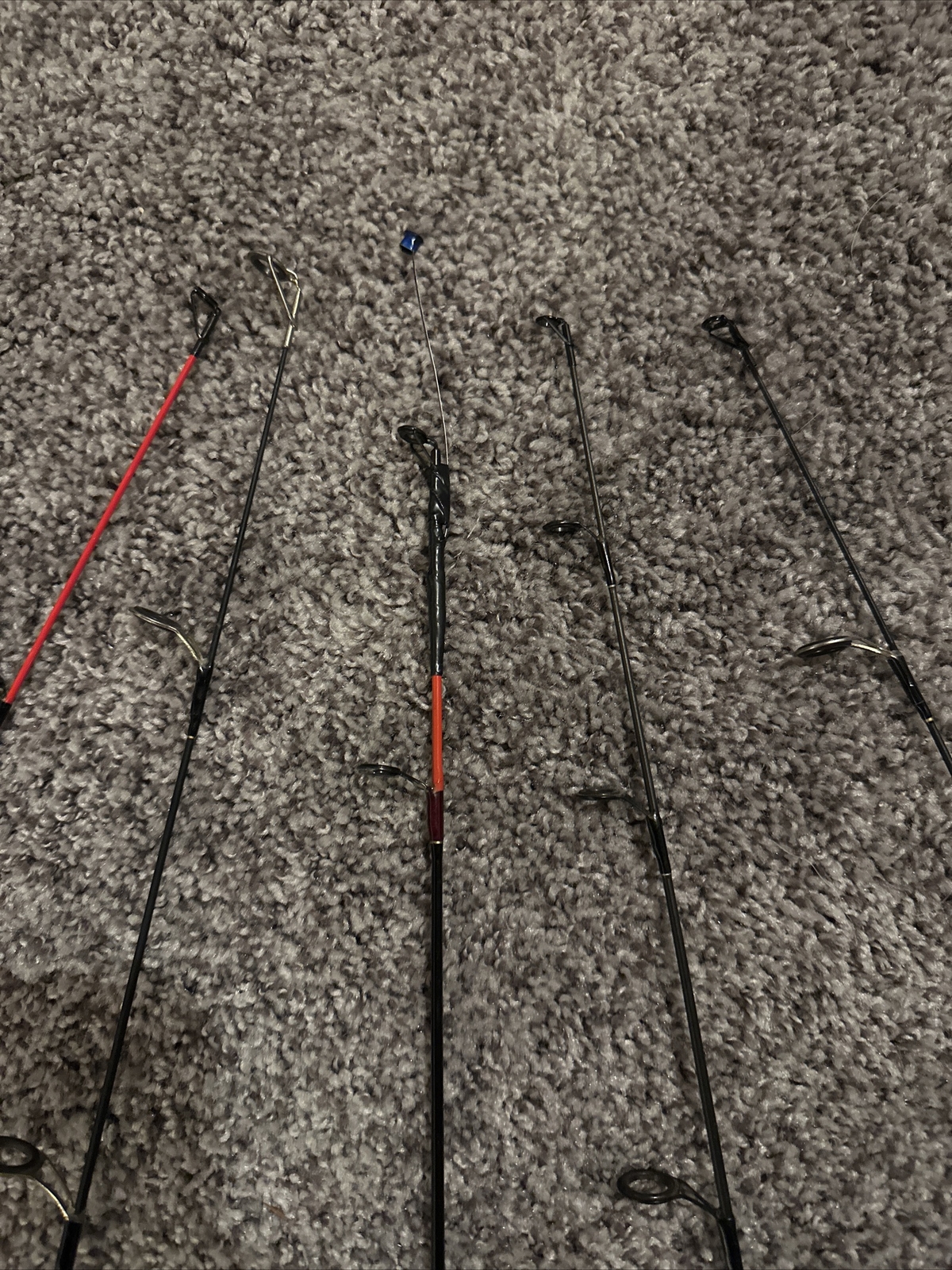 5 Ice Fishing Rods, Two Reels