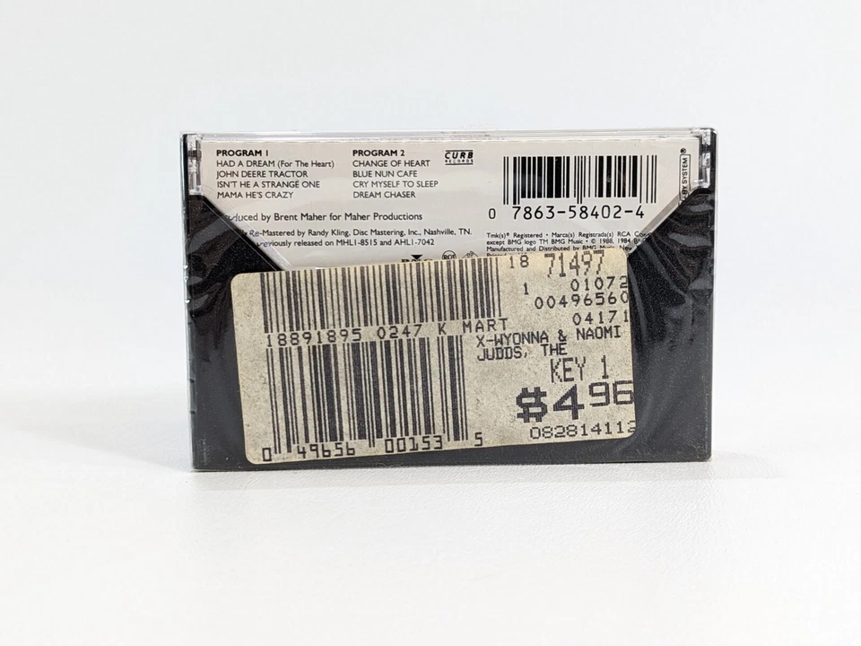 The Judds Wynonna and Naomi Cassette Tape Country 1988 BMG Sealed Sound Value - Image 2 of 4