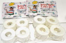 Loomco White Child Door Safety Knobs 4 Pack New in Factory Sealed Package