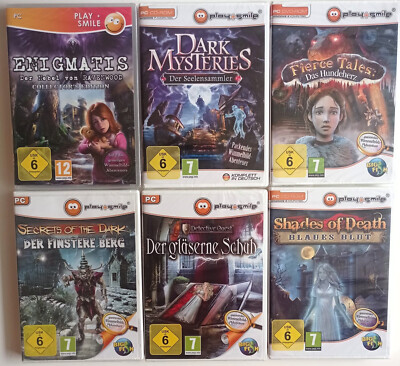 6 Wimmelbild-Abenteuer - PC-Spiel zur Auswahl - NEU/OVP
