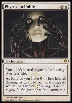 MTG PHYREXIAN UNLIFE EXC - NON LIFE OF PHYREXIA - NPH - MAGIC