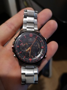 casio edifice compass thermometer