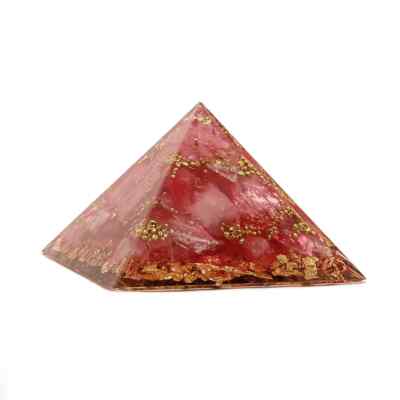 Große Orgonit Pyramide ''Kristall der Liebe'' | Edelstein Orgon | Rosenquarz