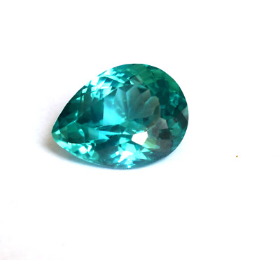 Pear Cut Most Versatile 15 Ct D Color Green Sapphire Loose Gemstone For Jewelry