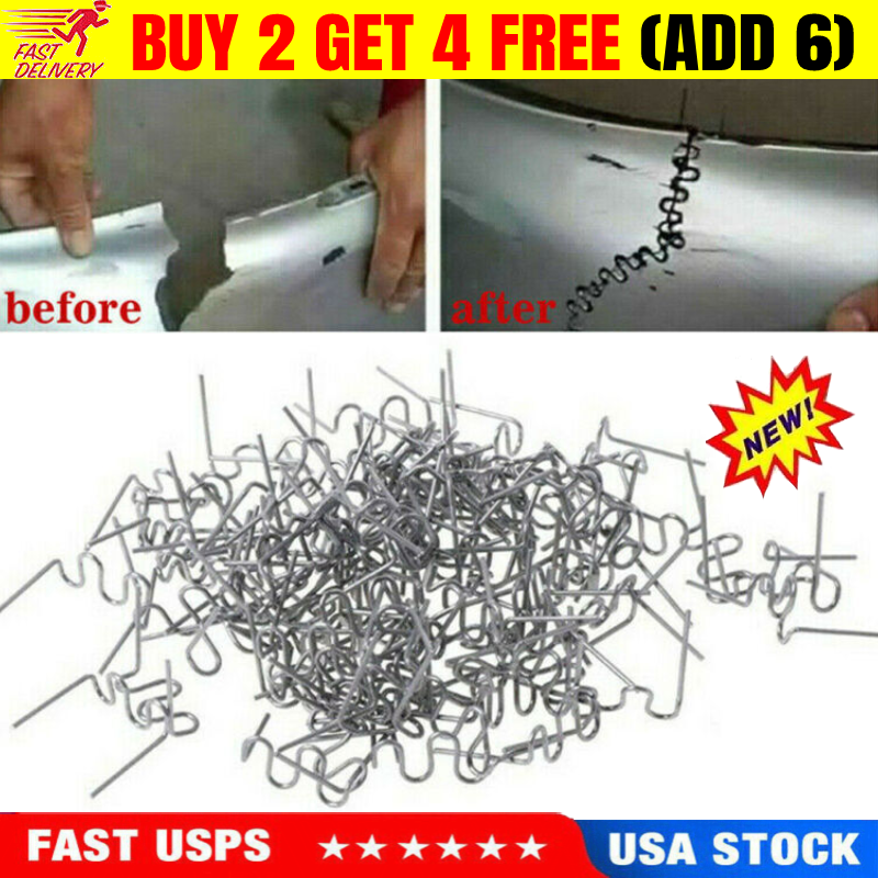 New Stapler Staples Repair Tools Kit For Plastic Welder Gun Car Bumper US HOT-image