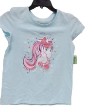 Girls Extremely Me Light Blue Unicorn Shirt Select Your Size New With Tags