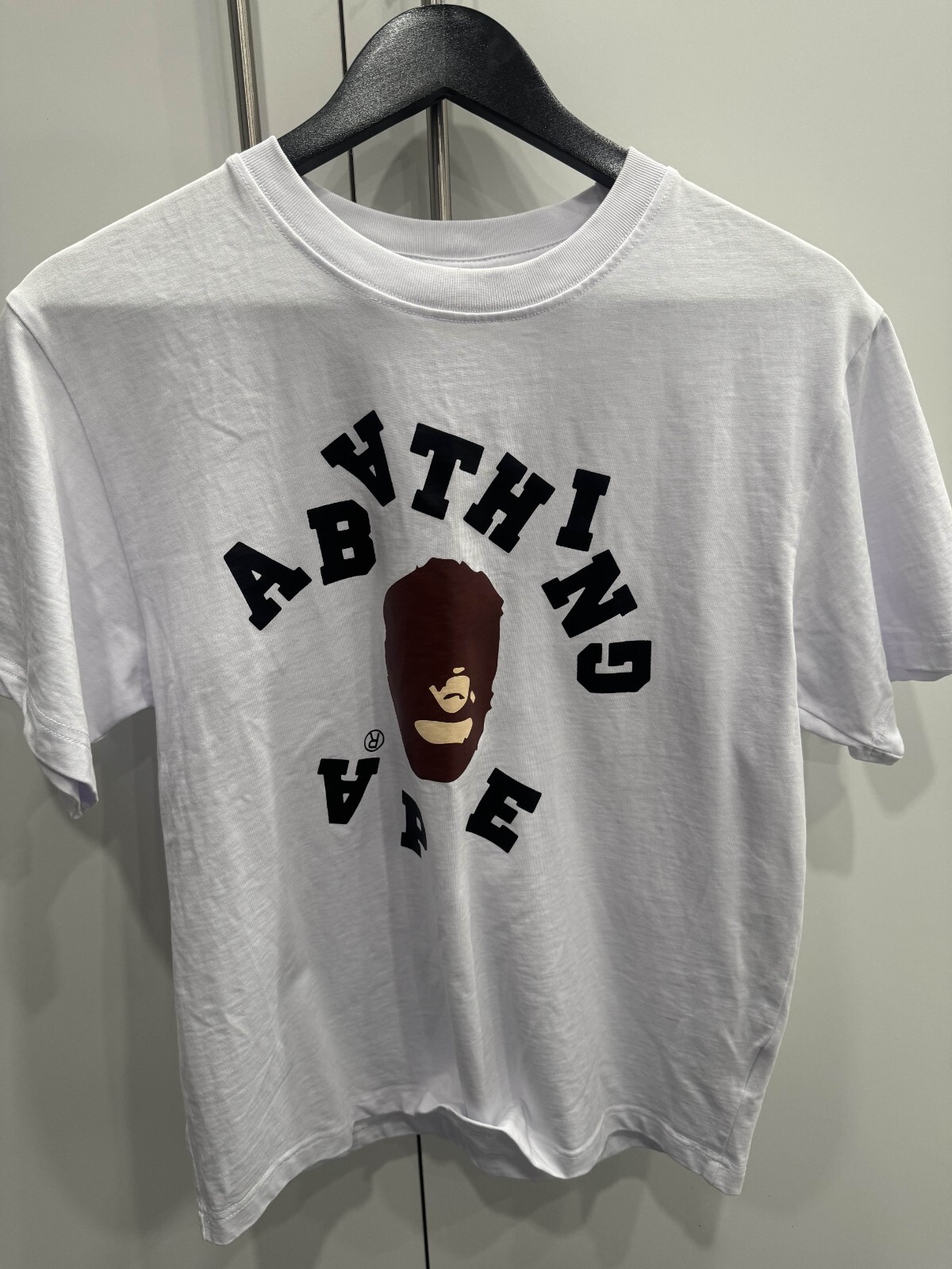 A Bathing Ape Upside Down Print Size Large White