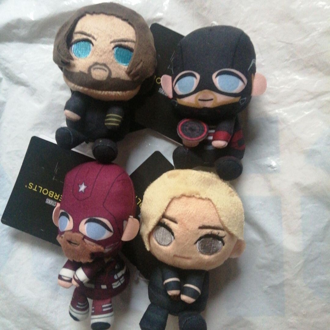 MARVEL Thunderbolts ＆you Mascot Plush Toy Doll Set of 4