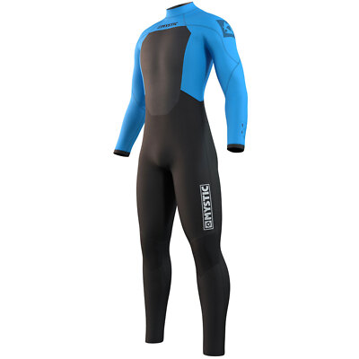 Mystic Star 4/3mm GBS Back-Zip Fullsuit Neoprenanzug - Global Blue 210310