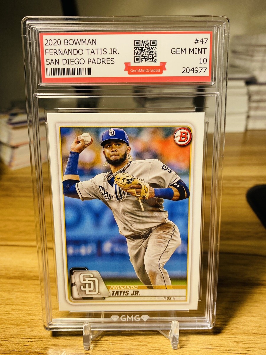 FERNANDO TATIS JR. レアセット 2020 Bowman Fernando Tatis Jr. #47 GMG Graded 10 Gem Mint
