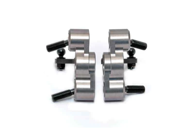 HoBao OP1-0077 CNC Aluminum Front Steering Block Set for Hyper TT2.0 - Image 2 of 4