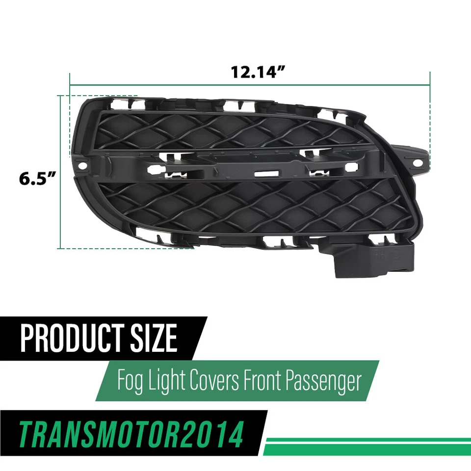 Fit For Jaguar XJR XJ Fog Light Covers Front Passenger Right Side Hand C2D5681 Foto 3 de 4