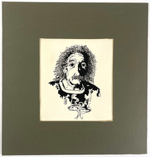 Listed Artist Richard Prince (b.1949) Ink On Paper w/ Provenance Albert Einstein