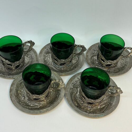 Vintage Japanese 10 Piece Tea Set Y in Yatch Yamatogumi - Picture 6 of 6