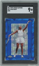 2021 Topps Chrome Tennis Sapphire Edition Cards Checklist & Odds 30