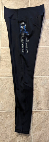 Adidas Gr. S Climalite Tight Compression Leggings schwarz Logo seitlich am Bein 2678 - Bild 1 von 7